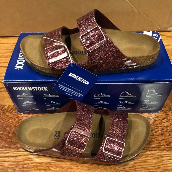 birkenstock arizona cosmic sparkle port